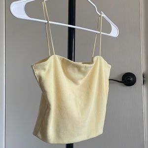 Yellow Crop Top